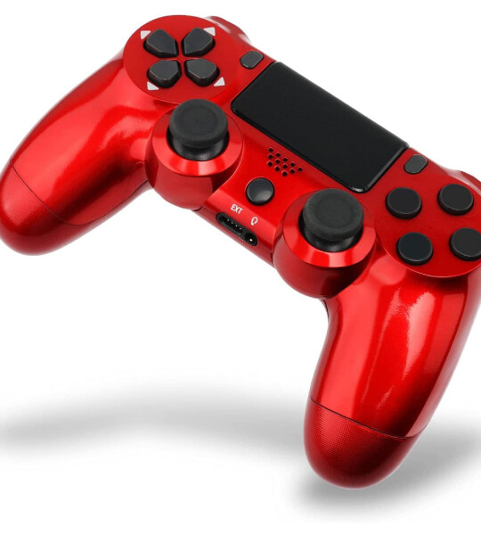 Wireless Controller for PS4 Game Piano Red Black