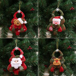 4Pcs Christmas Hanging Pendants Santa Claus Dolls Christmas Tree Decorations for Home Natal Xmas Ornaments.