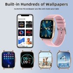 Smart Watch For Women Fitness Tracking Watch Phone Incoming Call SMS Notifications