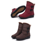 Waterproof Winter Warm Women Shoes Plus Velvet Cotton Boots