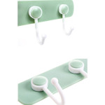 6 Hooks Kitchen Storage Hook Wall Door Holder