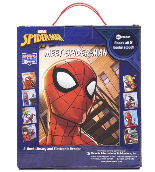 Marvel - Spiderman Me Reader Electronic Reader and 8 Sound Book Library PI Kids