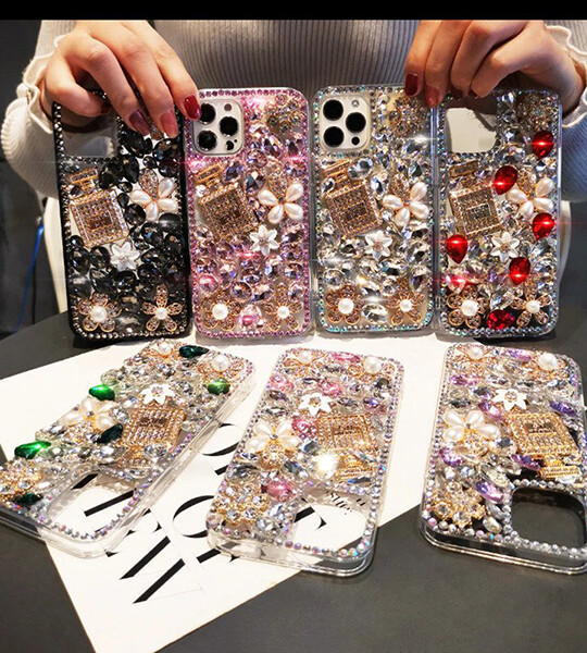 Diamond Cover For iPhone 11 12 Pro Max Xr Xs 8 7 Plus.