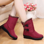 Waterproof Winter Warm Women Shoes Plus Velvet Cotton Boots