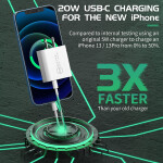 USB C Charger Block Fast Wall Charger for iPhone 13 Pro Max