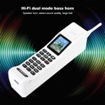 Vintage Cellphone, 1.77'' HD Display Screen New Classic Old Mobile Phone with 4500mAh Battery,GSM 850MHz/900MHz(White)