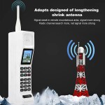 Vintage Cellphone, 1.77'' HD Display Screen New Classic Old Mobile Phone with 4500mAh Battery,GSM 850MHz/900MHz(White)