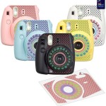 Instax Mini 9 Instant Kids Camera Flamingo Pink with Custom Case