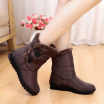 Waterproof Winter Warm Women Shoes Plus Velvet Cotton Boots