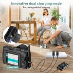 4K Digital Camera Camcorder, WiFi 48MP 60FPS Video Camera with 180° Flip Scree