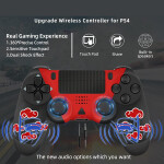 PS4 Controller Gaming Gamepad with Charging Cable
