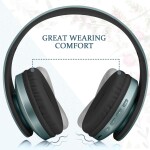 Wireless Headphones Over Ear, Bluetooth Headphones with Microphone