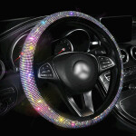 Crystal Colorful Rhinestone Car Steering Wheel Covers Diamante Rhinestone Car Covered