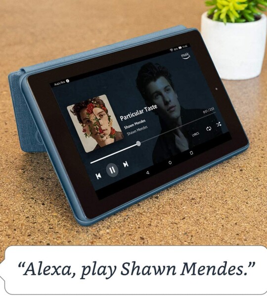 Fire 7 tablet, 7" display, 16 GB, latest model (2019 release), Black