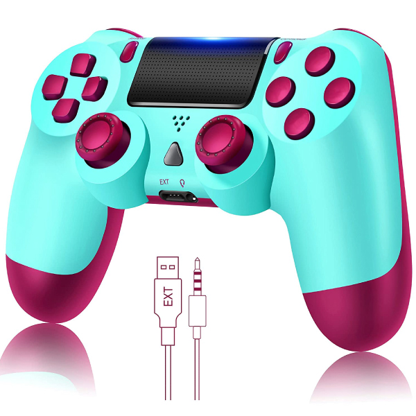 Wireless Remote Controller Compatible with Playstation for PS4 With Charging Cable