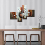 Stretched and Framed Hand painted Modern Canvas Wall Art