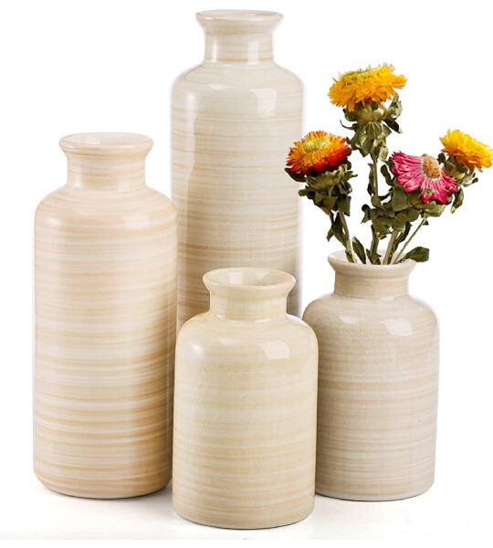 Ceramic Vases Decorative Modern Floral Vase for Home Decoration