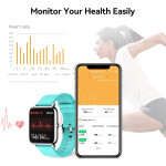 Smart Watch for Women Men Full Touch Screen Fitness Tracker Watch