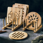 Bamboo Wooden Drainage Dish Rack