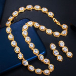 Bridal Choker Necklace and Earrings