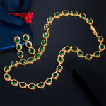 Bridal Choker Necklace and Earrings