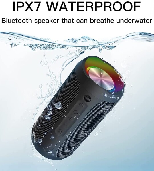 EDUPLINK Portable Bluetooth Speaker Waterproof IPX7 Wireless Speaker with 20W Louder Stereo Sound Outdoor Speakers with