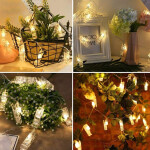 Fairy Clip String Lights Hanging Pictures Battery Operated for Gifts   Wedding Or Birthday Party Decor