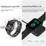 Smart Watch Waterproof Fitness Watch with Blood Pressure