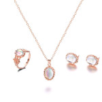 Crystal Trend Set Suit Necklace For Women Fashion