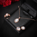 Crystal Trend Set Suit Necklace For Women Fashion