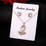 Crystal Trend Set Suit Necklace For Women Fashion