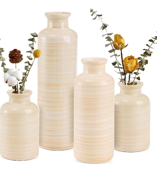 Ceramic Vases Decorative Modern Floral Vase for Home Decoration