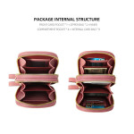 Designer Phone Pocket Mini Shoulder Bag for Women Two Layers Female Messenger Bag Pu Leather Ladies Small Crossbody Purs