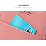 Designer Phone Pocket Mini Shoulder Bag for Women Two Layers Female Messenger Bag Pu Leather Ladies Small Crossbody Purs