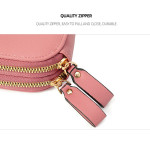 Designer Phone Pocket Mini Shoulder Bag for Women Two Layers Female Messenger Bag Pu Leather Ladies Small Crossbody Purs