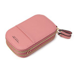 Designer Phone Pocket Mini Shoulder Bag for Women Two Layers Female Messenger Bag Pu Leather Ladies Small Crossbody Purs