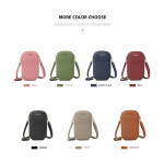 Designer Phone Pocket Mini Shoulder Bag for Women Two Layers Female Messenger Bag Pu Leather Ladies Small Crossbody Purs