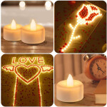 Flameless LED Tea Light Candles For Home Decor