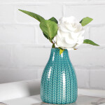 Ceramic Flower Vases Small Decorative Vase for Home, Living Room, Office
