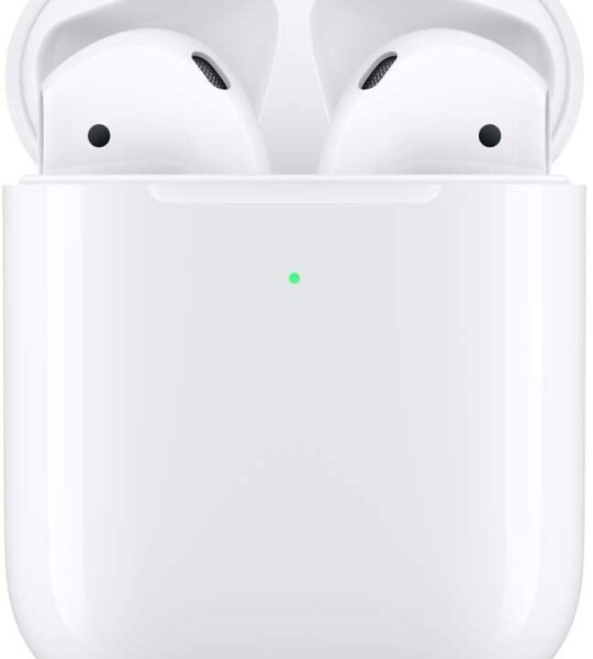 (Refurbished) Apple AirPods with Wireless Charging Case - White