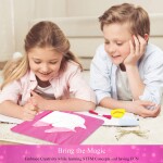 Unicorn Pillow Kit - Easy Kids Crafts for Girls & Boys - Sewing Kit for Kids with Lights - Unicorns gifts teens girl toys for girls ages 8-12