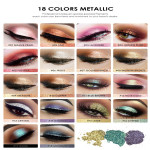 Eye Shadow 18 Colors Cosmetic Makeup, Lips Loose Makeup