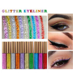 Eye Shadow & Liner Combination Glitter Eyes