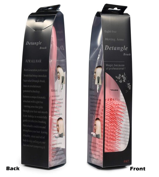 BESTOOL Detangling Brush for Black Natural Hair, Detangler Brush for Natural Black Hair Curly Hair Afro 3/4abc Texture,