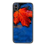 For Huawei Honor Sunset Autumn Fall Maple Leaves Sad Soft Mobile