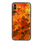 For Huawei Honor Sunset Autumn Fall Maple Leaves Sad Soft Mobile