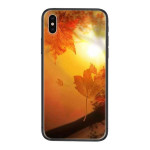 For Huawei Honor Sunset Autumn Fall Maple Leaves Sad Soft Mobile