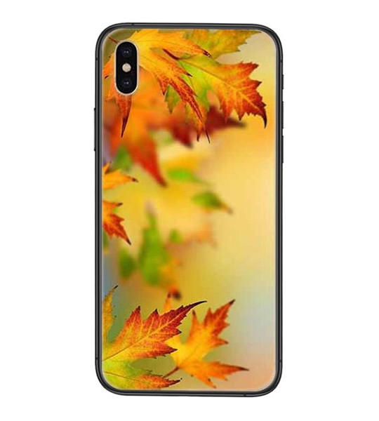 For Huawei Honor Sunset Autumn Fall Maple Leaves Sad Soft Mobile