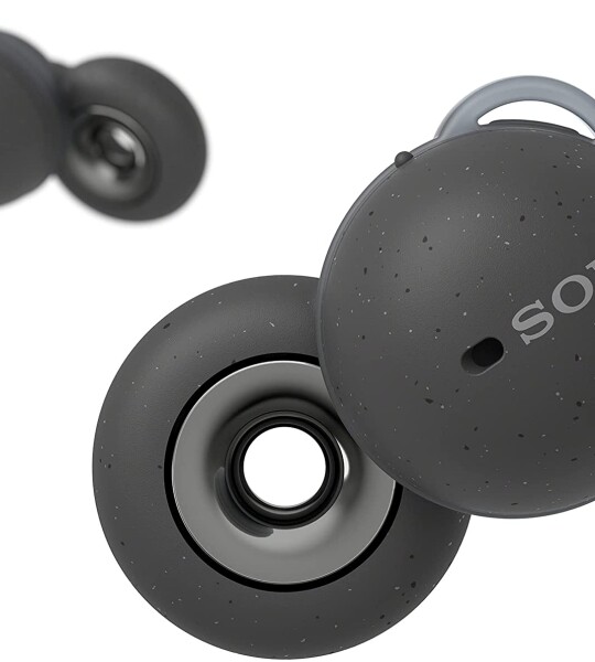 Sony LinkBuds Truly Wireless Earbud Headphones with an Open-Ring Design for Ambient Sounds and Alexa Built-in, Gray