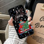 Christmas Silicone Cell Phone Cover For IPhone 12 11 Pro Max 7 8 6 6s Plus Xs X Xr Se 2020 5s 5 Case